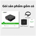 Đầu chuyển đổi tín hiệu âm thanh quang sang tín hiệu AV dành cho TV box kết nối với loa Ugreen 30223