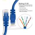 Dây Nhảy Mạng UTP Cat6 Novalink NV-20102A Dài 1m
