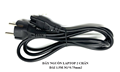 Dây Sạc Nguồn Laptop 2 Chân 3 Lỗ Tròn Dài 1.5m -1.8m hàng zin cao cấp