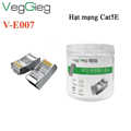 Hạt mạng RJ45 CAT5 bọc sắt Veggieg V-E007 chính hãng