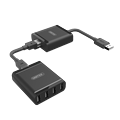 Mở rộng 4 cổng Usb 2.0 qua cáp mạng 60M Y-2516