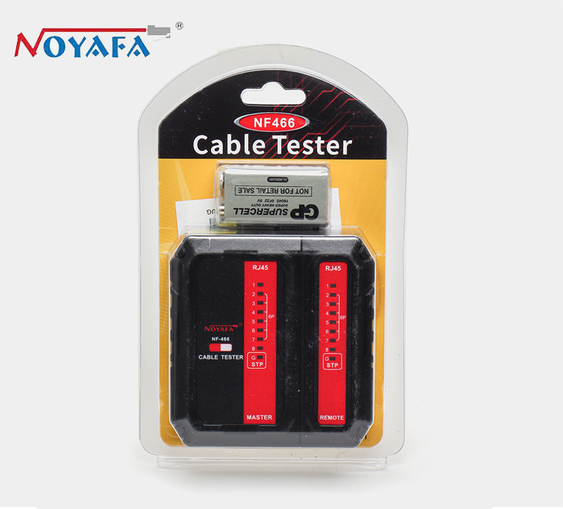 Máy test cáp mạng Noyafa NF-466 chống cháy PoE chính hãng