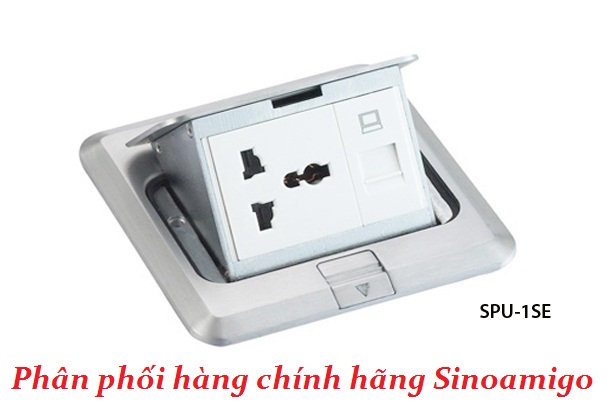 Mua ổ cắm điện âm sàn SPU-1SE thiết bị điện chính hãng sinoamigo