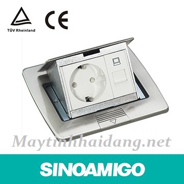 Ổ cắm điện âm sàn SPU-3S | Thiết bị điện chính hãng Sinoamigo