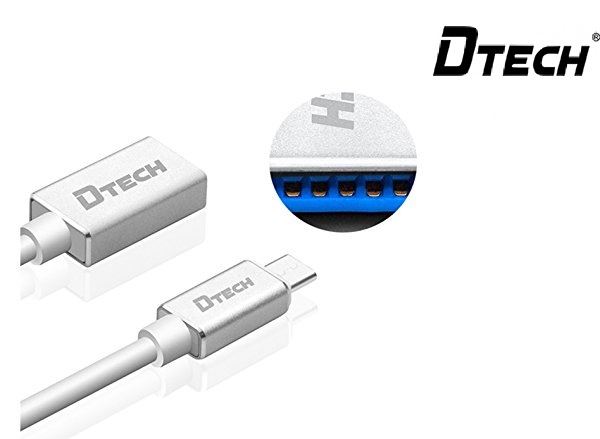 OTG TYPE-C sang USB 3.0 chính hãng DTECH DT-T0006 dùng cho Macbook