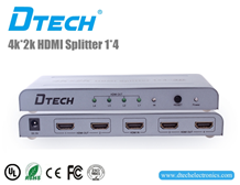 Bộ chia HDMI 1 ra 4 hỗ trợ 4K-2K DTECH  DT-7144