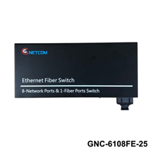 Bộ chuyển đổi quang điện POE GNETCOM GNC-6108FE-25