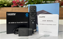 Bộ gộp HDMI 4 vào 1 ra 4K HO-LINK HL-7056A