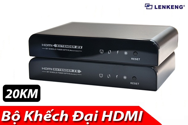 Bộ Khuếch Đại HDMI 20km Qua Cáp Quang LKV378