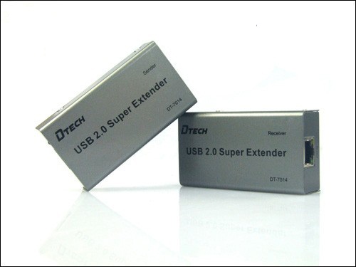 Bộ mở rộng USB 2.0 Qua cáp Mạng DTECH DT-7014A