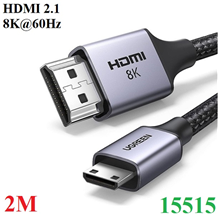 Cáp chuyển đổi mini HDMI sang HDMI cho đầu ra hình ảnh sắc nét chuẩn 8K Ugreen 15515