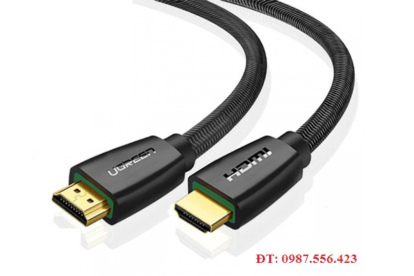 Cáp HDMI 2.0 dài 3m Ugreen 50464 chính hãng hỗ trợ