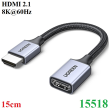 Cáp mở rộng tín hiệu HDMI 2.1 cho ra hình ảnh chuẩn 8K thương hiệu Ugreen 15518 chính hãng