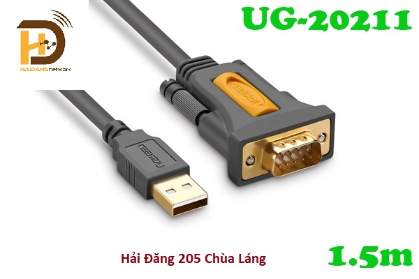 Dây cáp USB sang Com (RS232) dài 1.5m Ugreen 20211