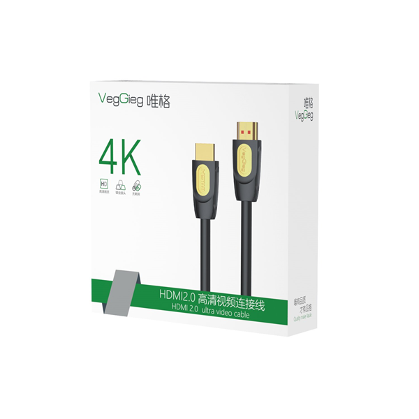 Dây HDMI 4k Veggieg VH205 hình ảnh chuẩn 60fps cam hết hàng chính hãng