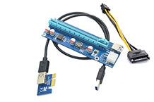 Dây Riser PCI Express 1X to 16X USB 3.0 Ver 006C 6
