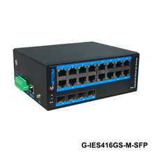 G-IES416GS-M-SFP switch công nghiệp GNETCOM 16 cổng POE gigabit