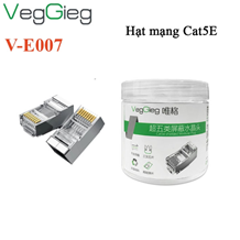 Hạt mạng RJ45 CAT5 bọc sắt Veggieg V-E007 chính hãng