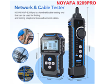 Máy test cáp mạng NOYAFA NF-8209 Pro test POE NCV chính hãng
