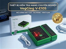 Máy Test Dây Mạng Đa Năng VegGieg V-E105 - Test Đồng & Quang chính hãng