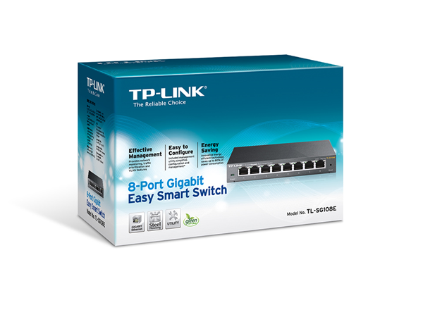 TL-SG108E Switch Easy Smart 8 cổng Gigabit
