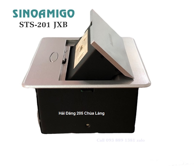Bộ Ổ cắm điện âm bàn văn phòng Sinoamigo STS-201JX
