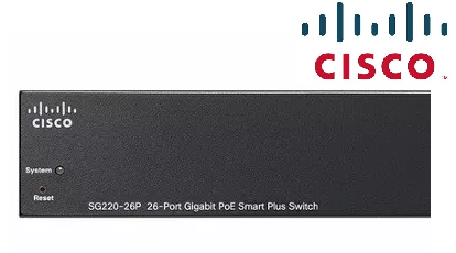 SWITCH CISCO chính hãng SG200-26P 26-port Gigabit PoE Smart Switch SLM2024 | CISCO