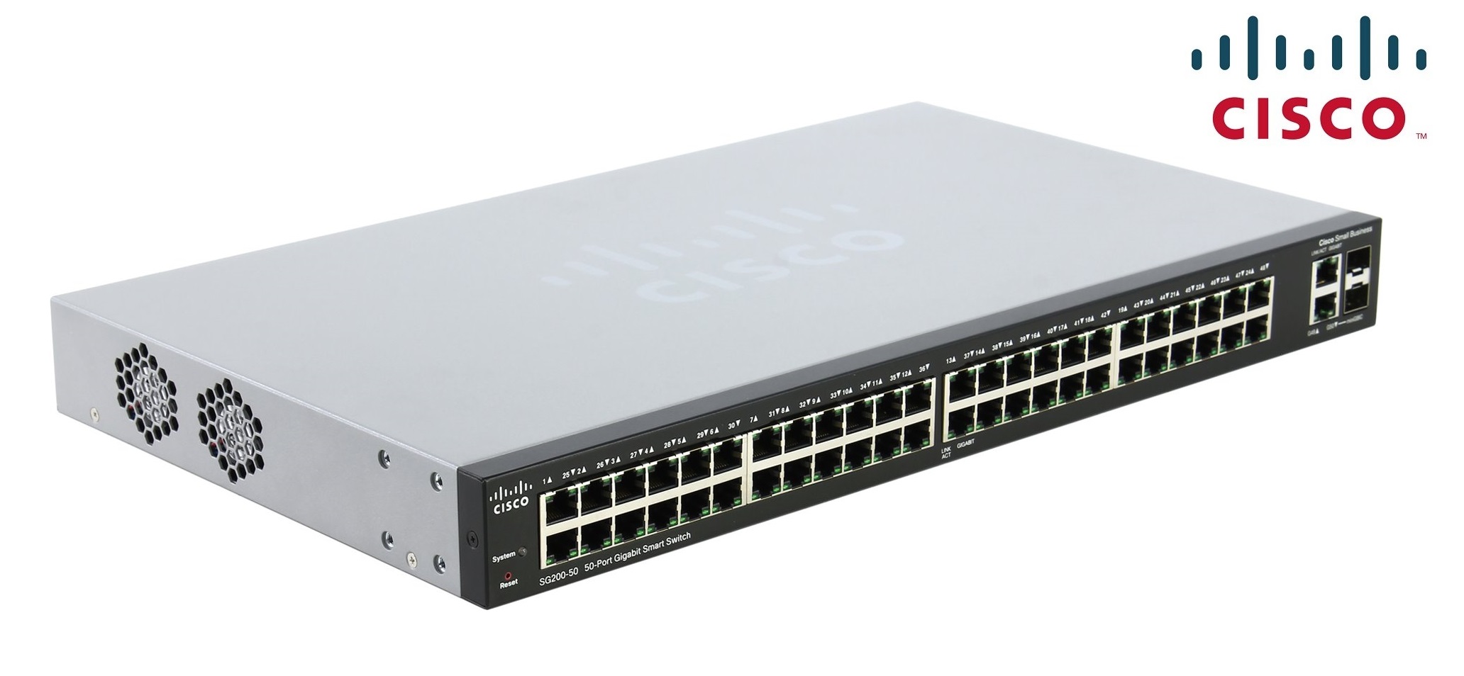 Switch Cisco SG200-50 50-port Gigabit Smart Switch SLM2048T-EU chính hãng