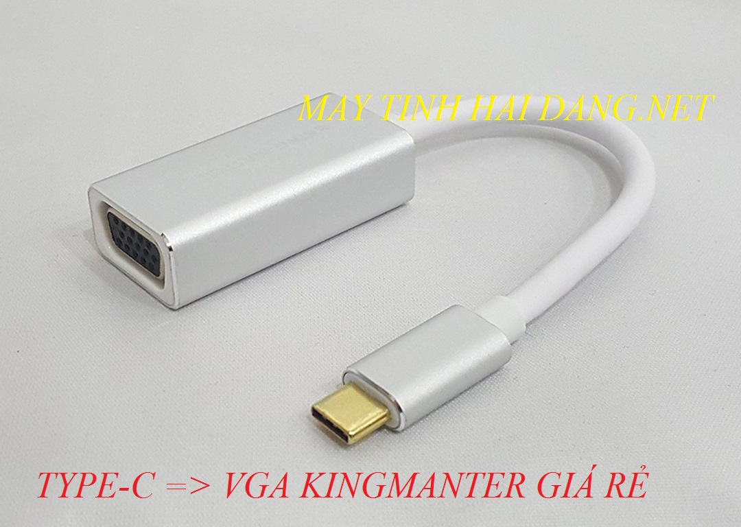 CÁP TYPE-C ra VGA KINGMASTER (KY-V001S) chính hãng giá rẻ 