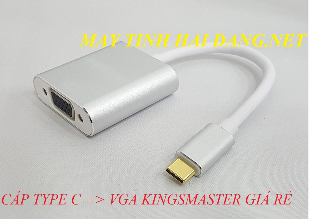 CÁP TYPE-C ra VGA KINGMASTER (KY-V007S) giá rẻ nhất